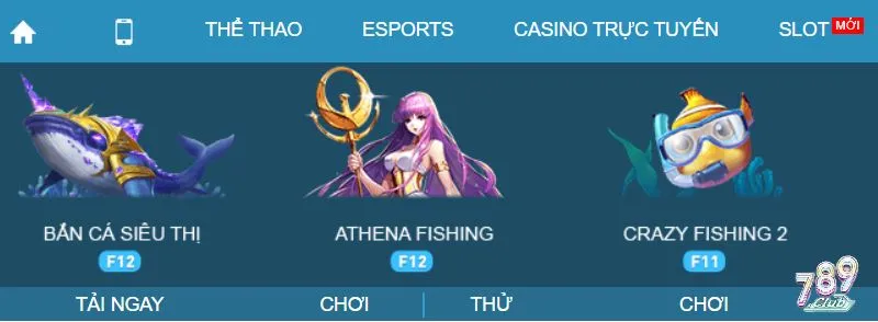 Bật mí kinh nghiệm chơi bắn cá Athena Fishing 789club