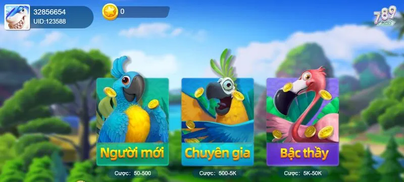 Khám phá 3 thế giới bắn chim đầy thử thách