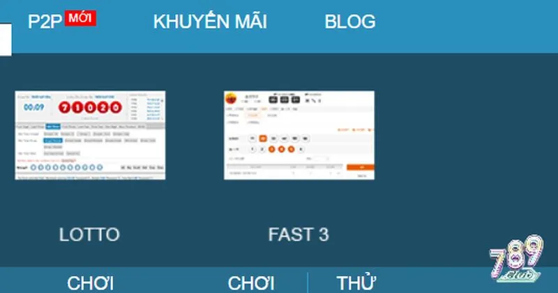 Tổng quan game xúc sắc Fast 3 789club