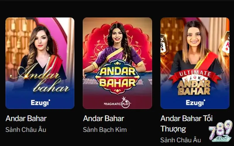 Tổng quan game bài Andar Bahar 789club