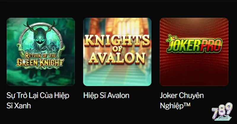Tổng quan game quay hũ hiệp sĩ Avalon 789club